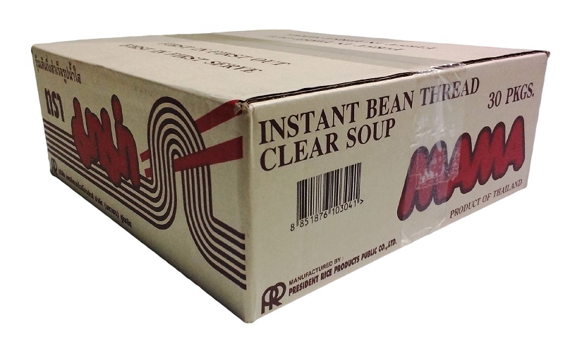 Mama instant bean thread clear soup - scatola da 30 bustine